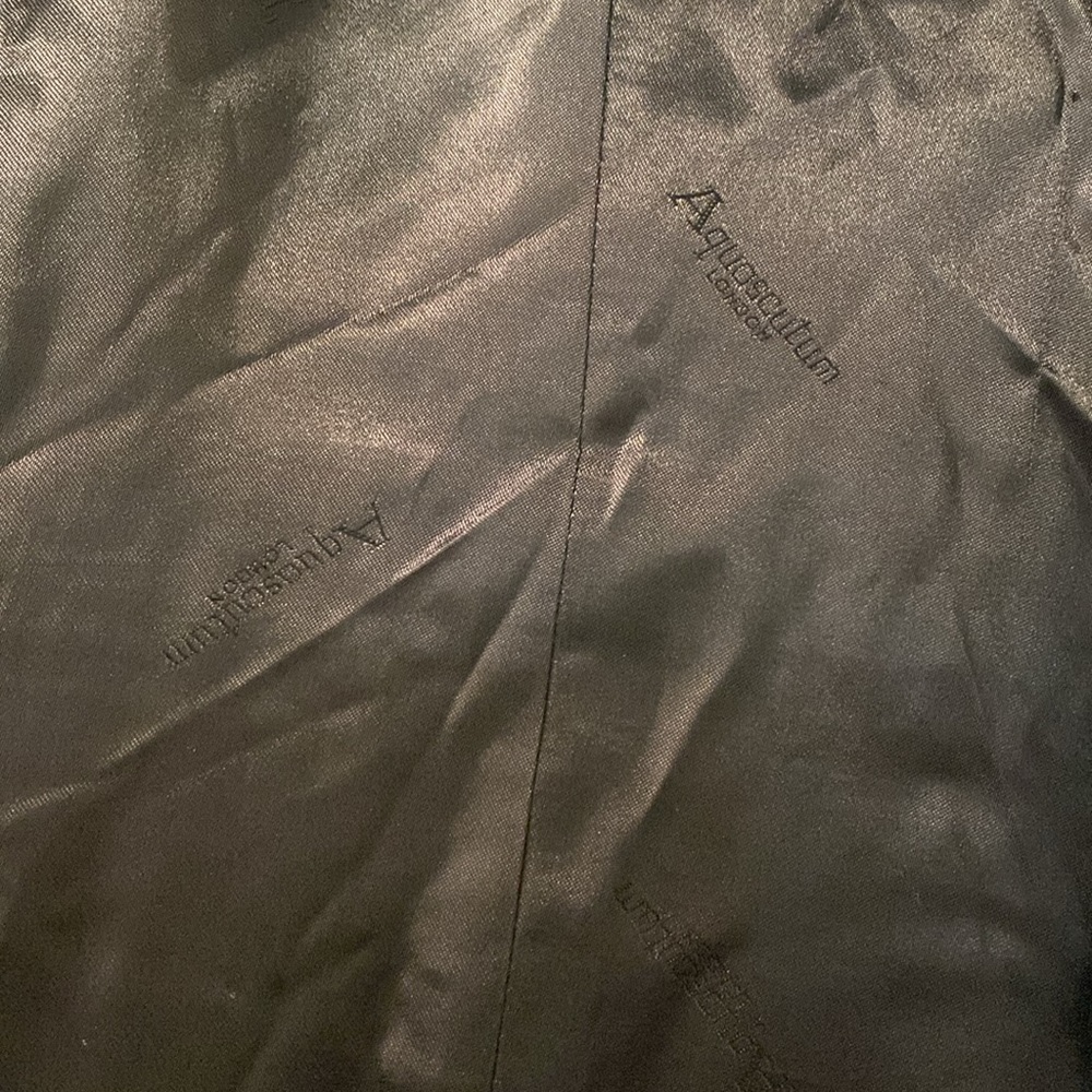 Aquascutum London Womens Black Wool Trench Coat 8 - Picture 8 of 9